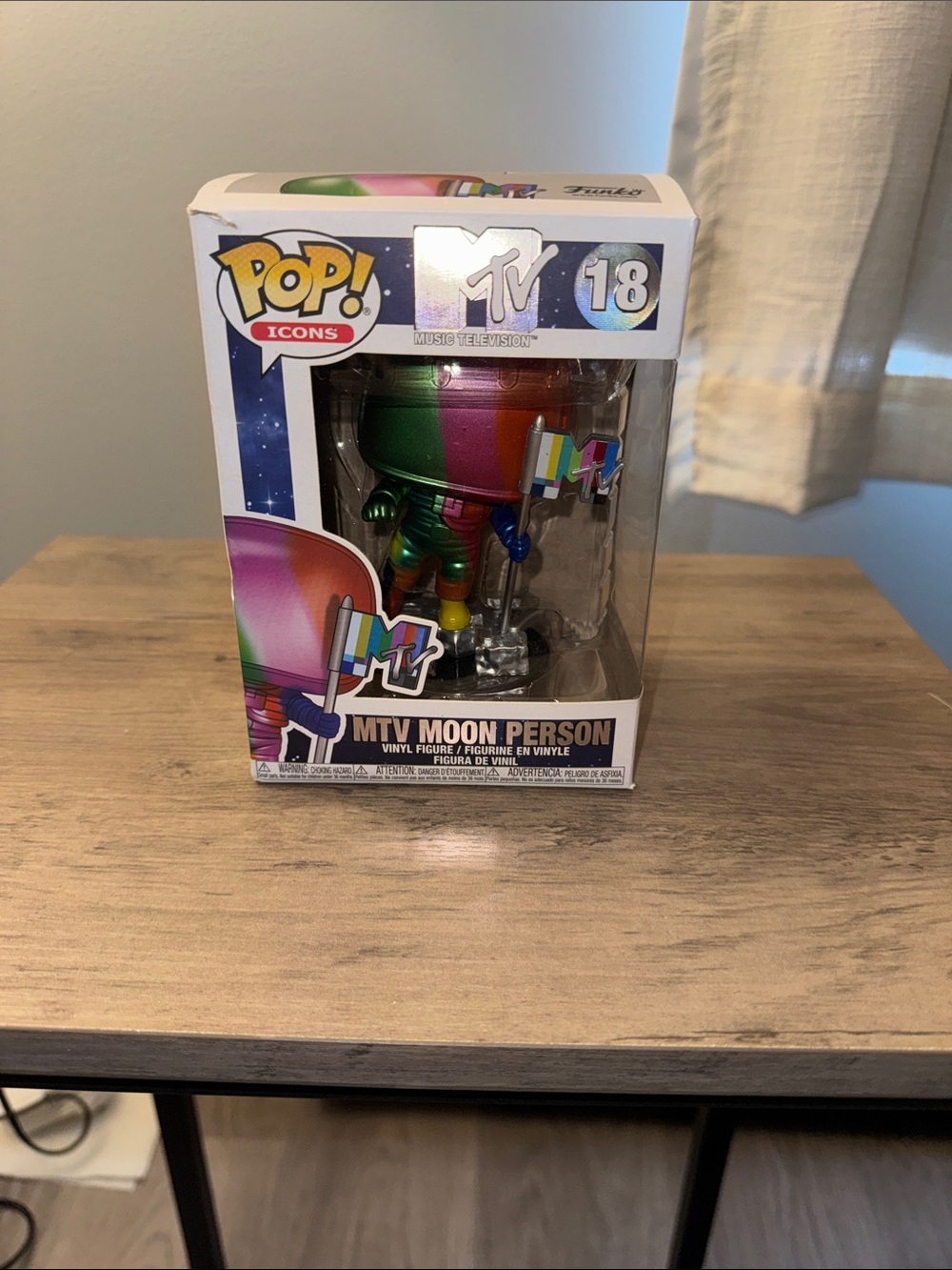 Funko Rainbow MTV Moon Person Vinyl Figure - Green Pink Orange Blue Gold